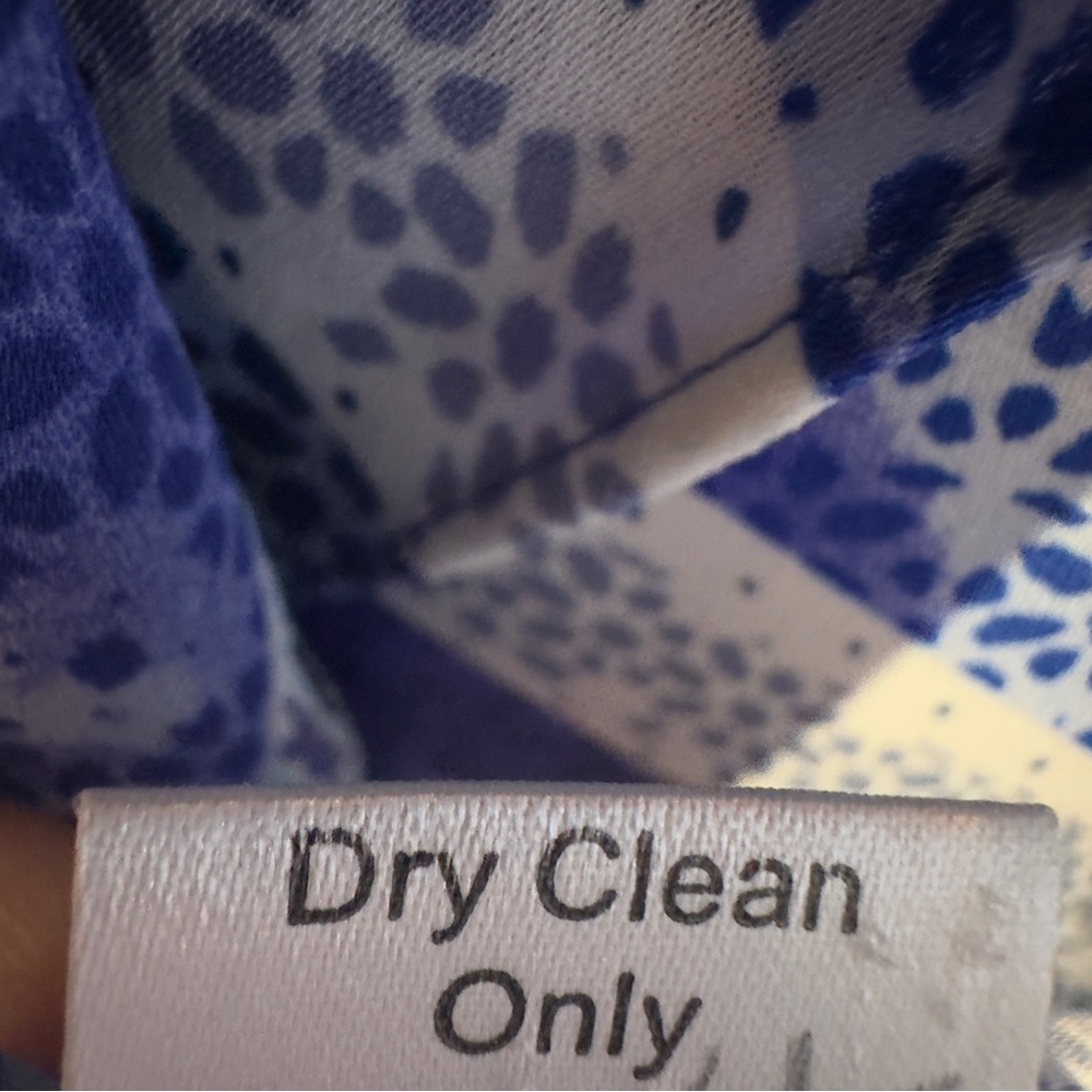 Parker Dominica Olympos Blue Faux Wrap Dress - Picture 11 of 12